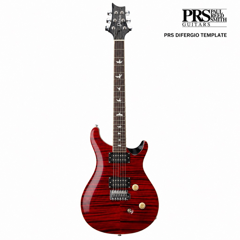 Elektrik Pabrikan DIFERGIO Series PRS Semi updown Mii High Qualty venner
