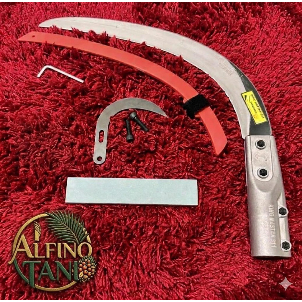 Egrek Sawit KING MASTER 311 STANDAR Super Tajam Lengkap Original Malaysia Peralatan Berkebun Sawit