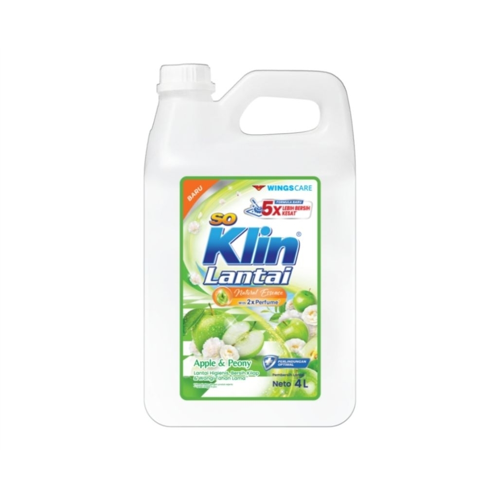 So Klin Lantai apel 4 Liter / Soklin Lantai 4 liter / Cairan Pembersih Lantai Soklin