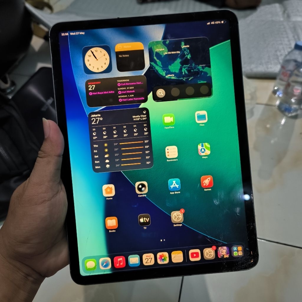 (zee) ipad pro 2018 11 inch 256gb wifi cell bukan bypass gray