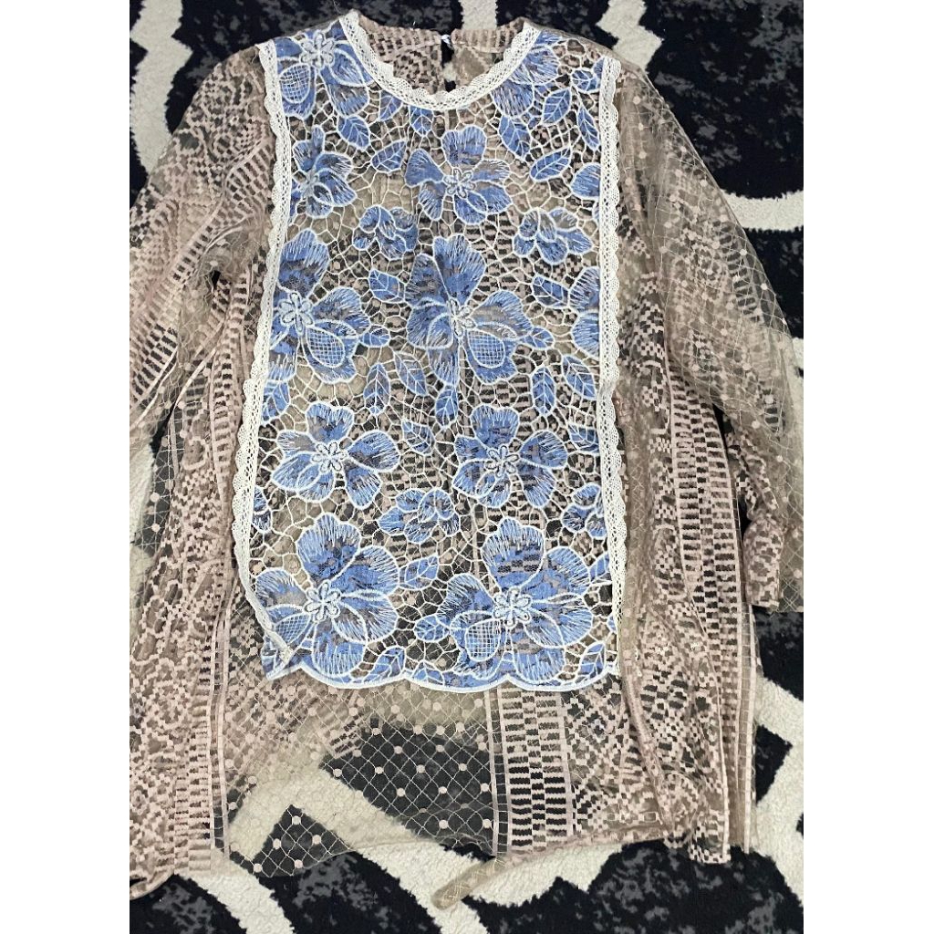 preloved blouse brukat