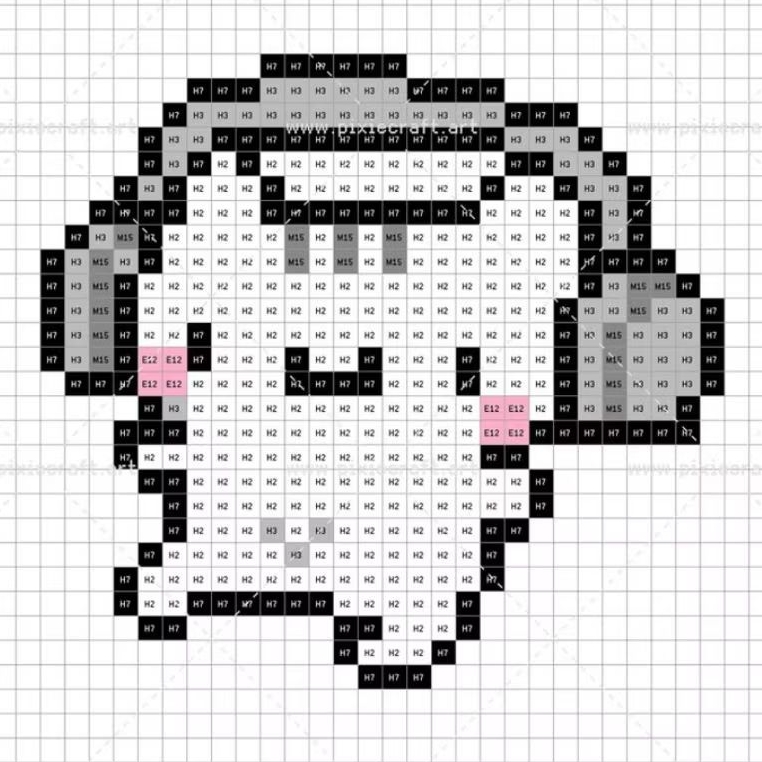 Custom perler beads || Hama beads || Design bebas