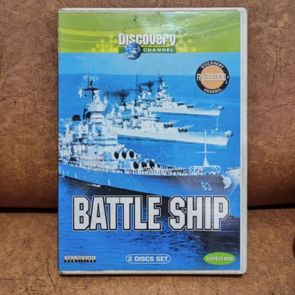 DVD vcd original discovery channel battle ship