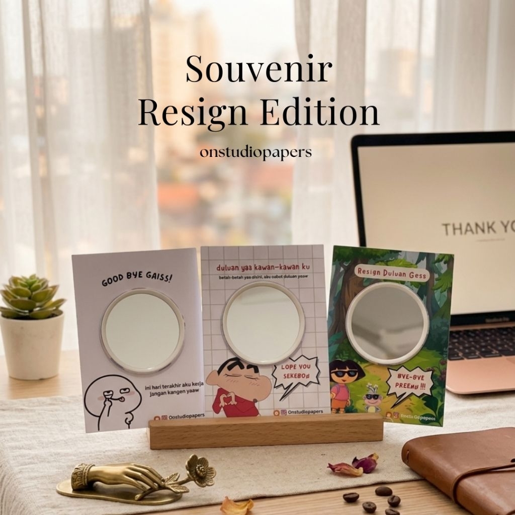 SOUVENIR RESIGN LUCU | SOUVENIR FAREWELL | GIFT | ONSTUDIOPAPERS