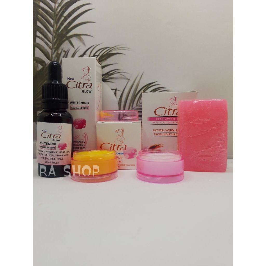 PAKET " CITRA " 4in1 ( KRIM SIANG - KRIM MALAM - SERUM - SABUN )