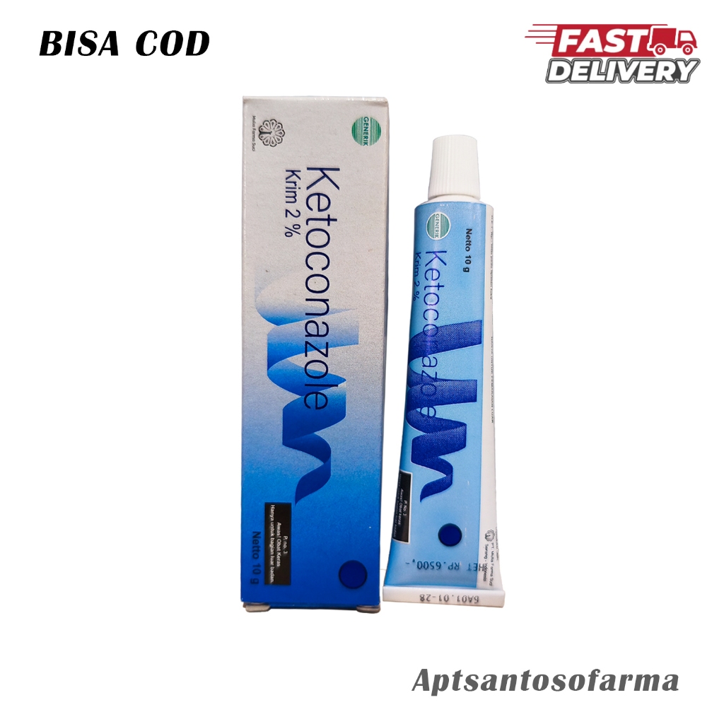 Ketoconazole 2% Krim 10g Original | Atasi Panu, Kurap & Kadas