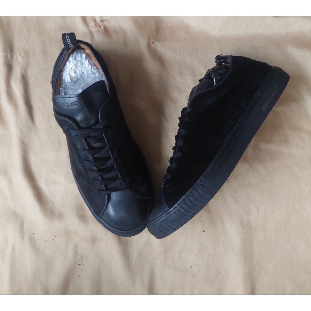 sneakers Jacob Cohen Black featuring pony hair