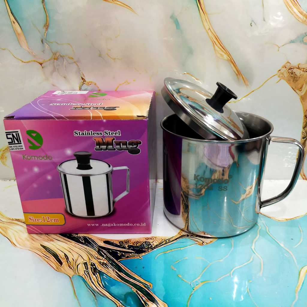 MUG STAINLESS 12CM KOMODO