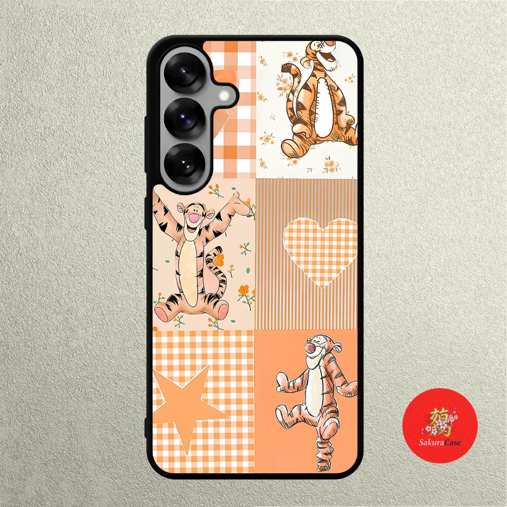 Case SAMSUNG A57 A56 A37 A36 A50 A50 A51 A52 A53 A54 A55 Rubber Softcase Tiger Pooh