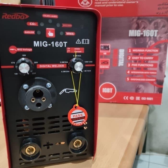 Mesin LAS REDBO MIG 160T/MESIN LAS CO REDBO+Kawat Las 0.8mm REDBO