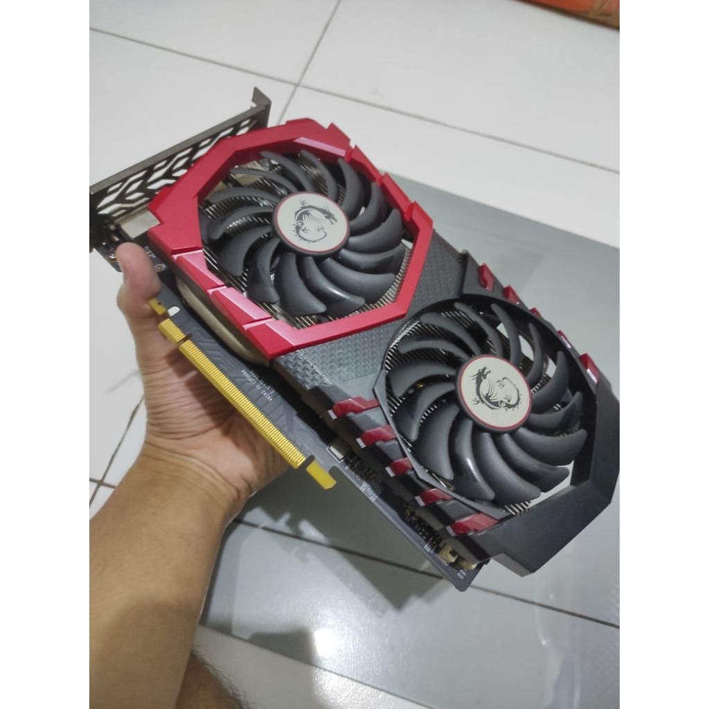 VGA GTX 1050 TI 4GB MSI Gaming X Second Murah