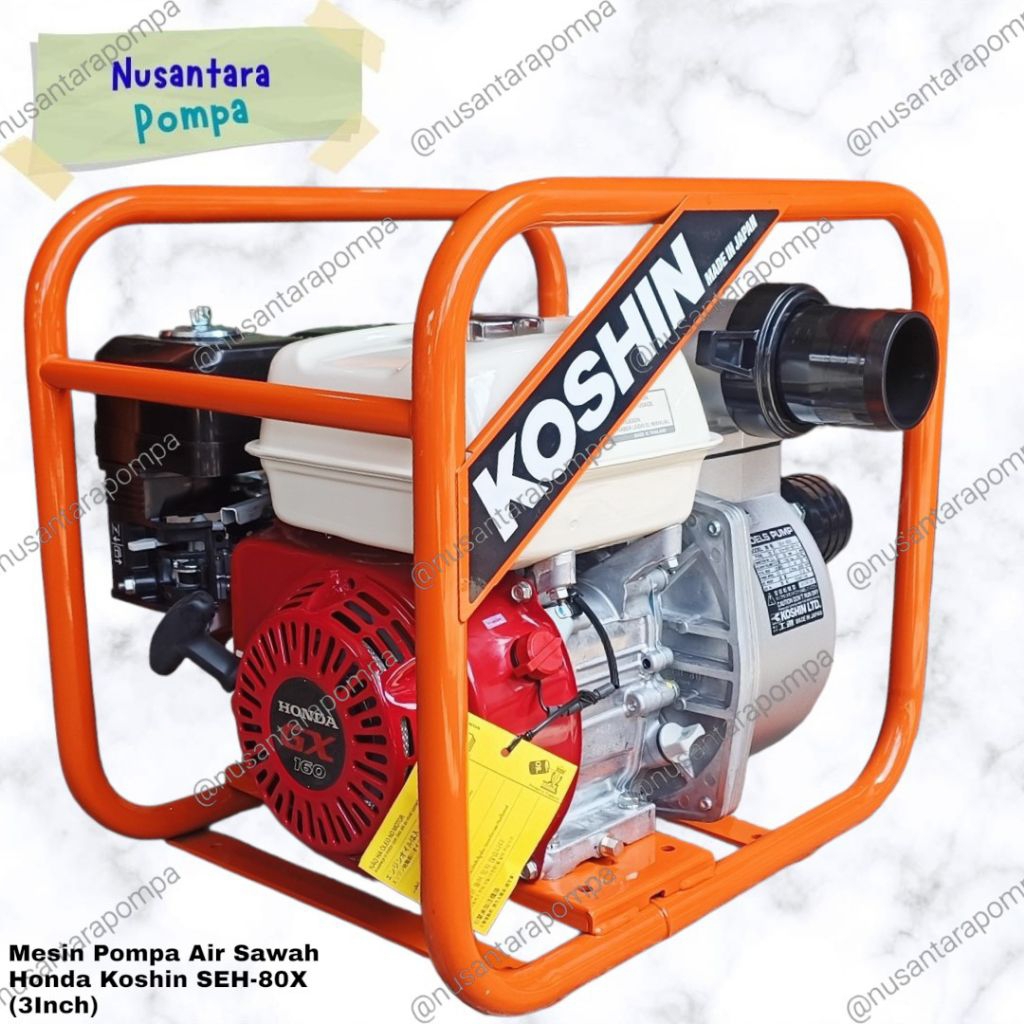 Mesin Pompa Air Sawah Honda Koshin SEH-80X (3Inch)
