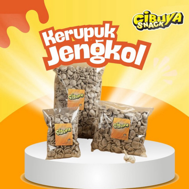 CIBUYA SNACK - Kerupuk Jengkol 100gr, 250gr, 500gr