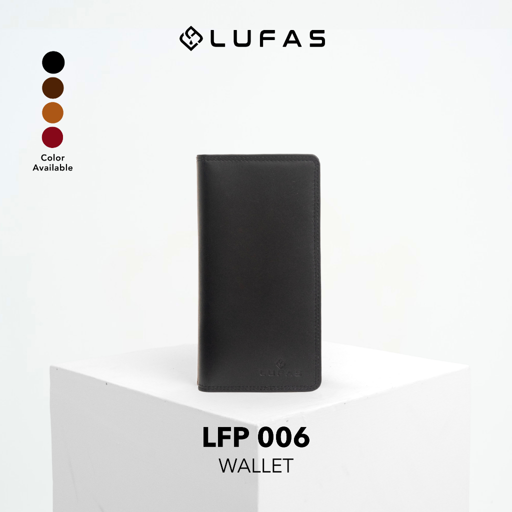 [LFP006] LUFAS Dompet Lipat Wanita / Leather Wallet Kulit Sapi Asli Elegan