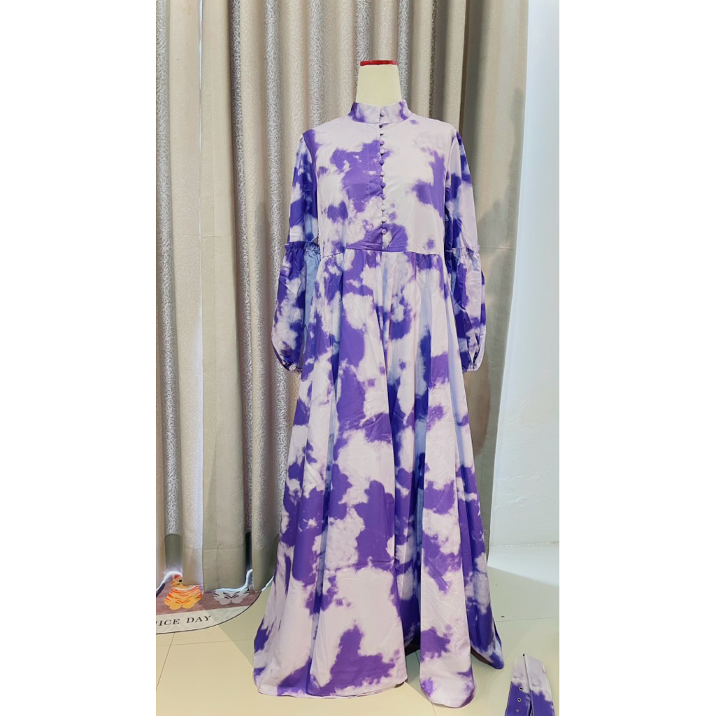 Gamis JRY Ungu Megar