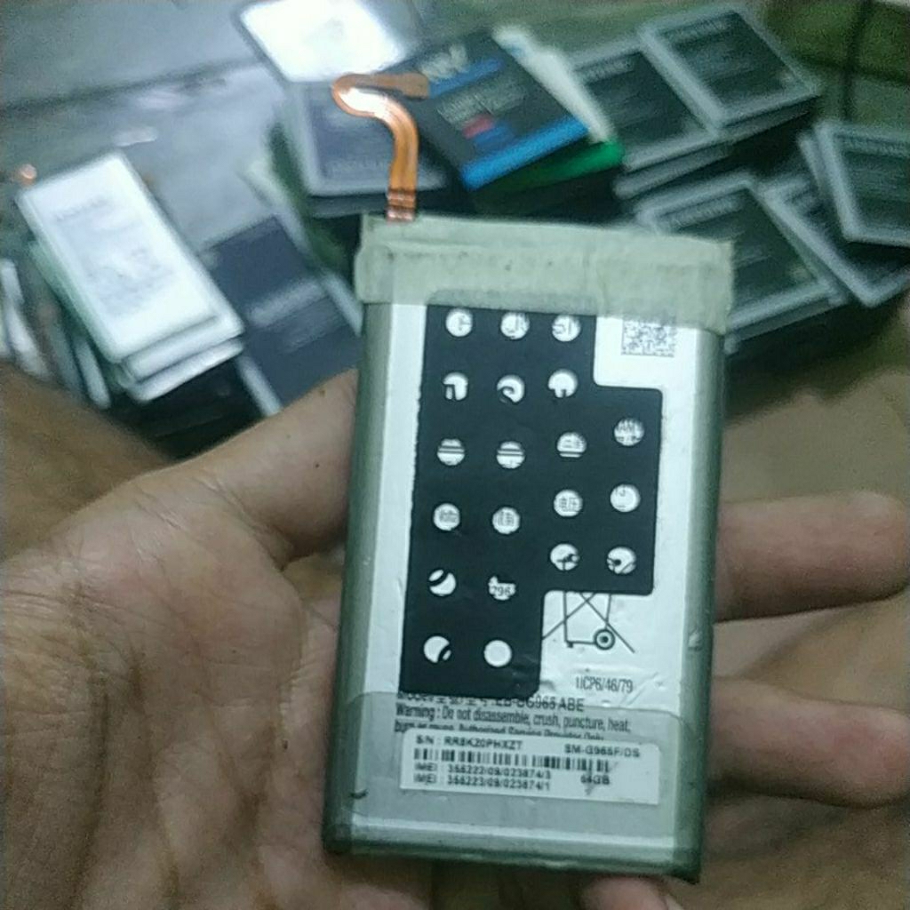 BATERAI BEKAS SAMSUNG S9 plus bg965abe