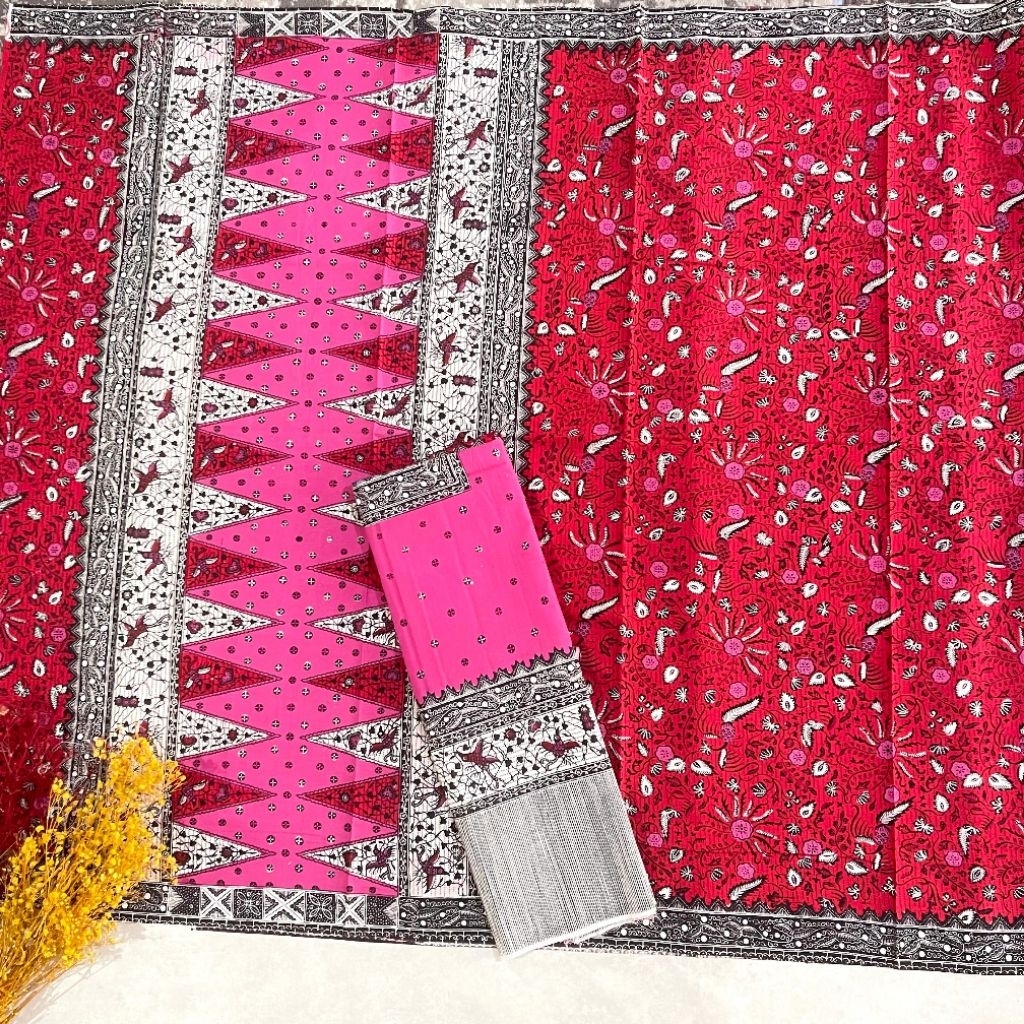 Kain Batik Print Sarung Selendang Khas Trusmi Cirebon Motif Jupri Bahan Katun Khas Trusmi Cirebon