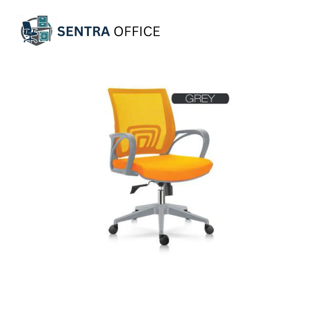 KURSI KANTOR INDACHI INCO CASOVA GREY - KURSI KERJA ERGONOMIS