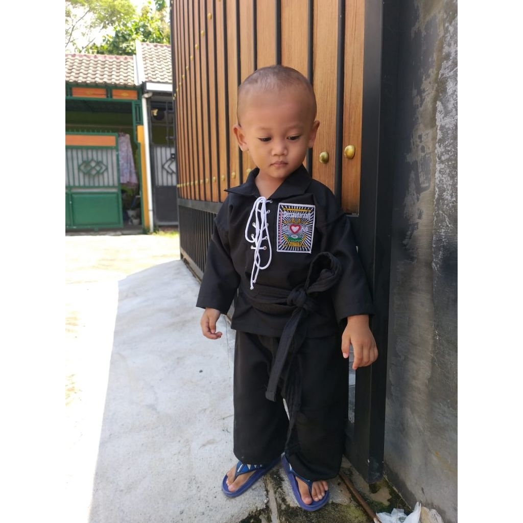 SAKRAL SISWA PSHT ANAK | SAKRAL PSHT ANAK model tali| SAKRAL PSHT| BAJU SETELAN SAKRAL SISWA| BAJU P