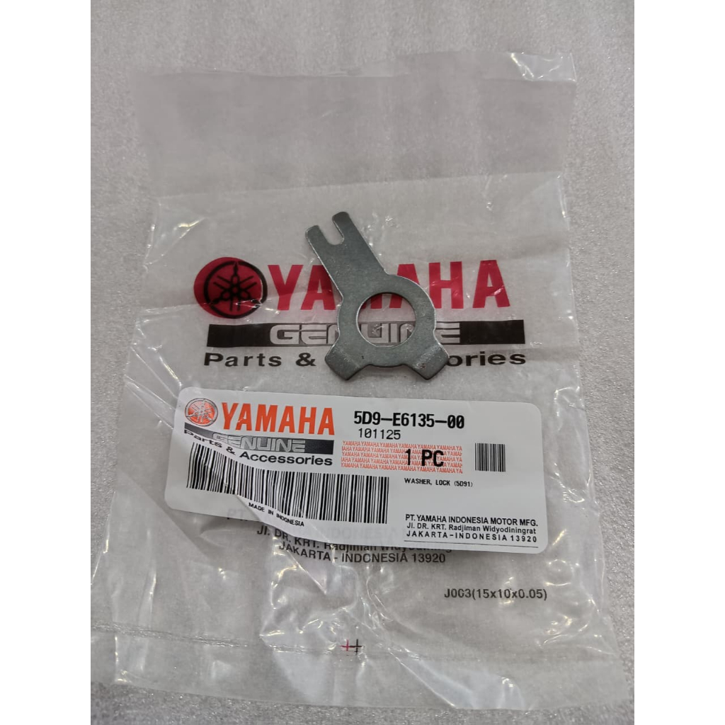 5D9-E6135-00_Washer Lock Kancingan Mur Rumah Kopling Yamaha Vega ZR, Jupiter Z1, Jupiter Z 115