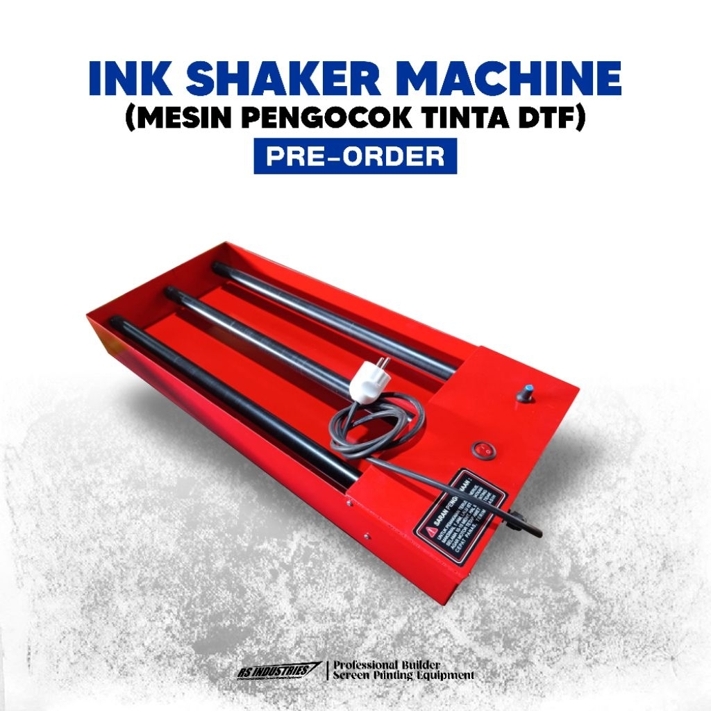 INK SHAKER MACHINE DTF - MESIN PENGOCOK TINTA DTF OTOMATIS