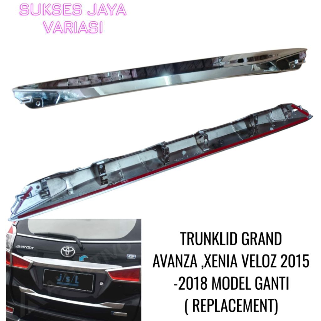 TRUNKLID MOBIL GRAN AVANZA XENIA VELOZ 2015-2016 MODEL COPOT/ REPLACEMENT