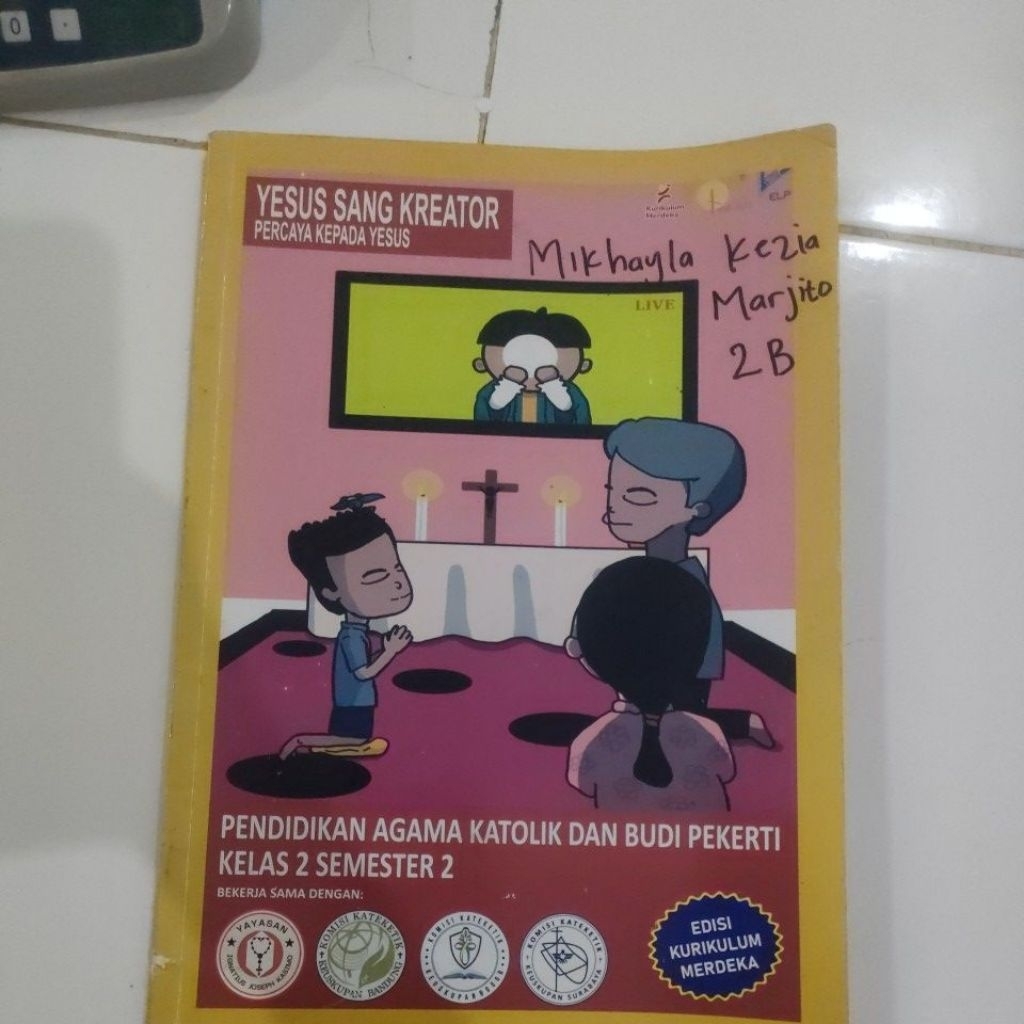 buku agama katolik kelas 2 Yesus sang kreator