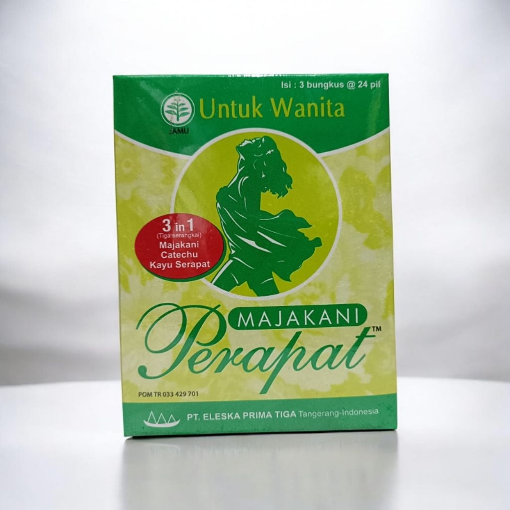 Jamu Majakani Perapat ( 3 bungkus @24 pil) Majakani Catechu kayu Serapat [GBZ]