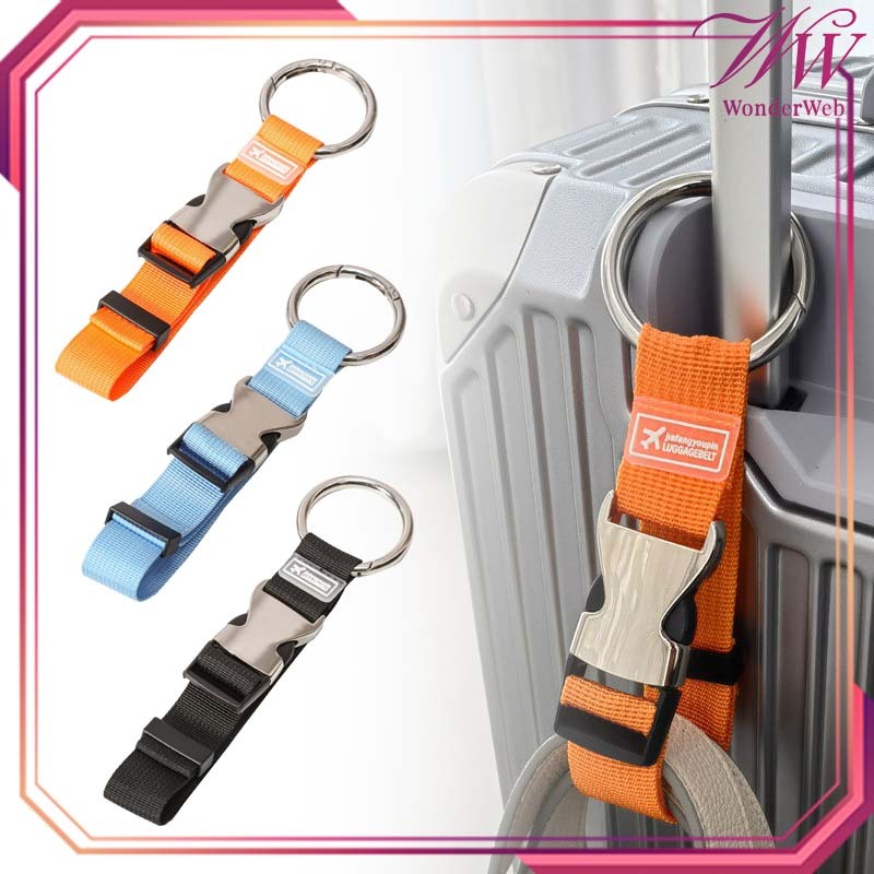 Pengait Koper Tas Strap Gantungan Koper Traveling Panjang Disesuaikan Strap Tas Koper Strap Koper Ga