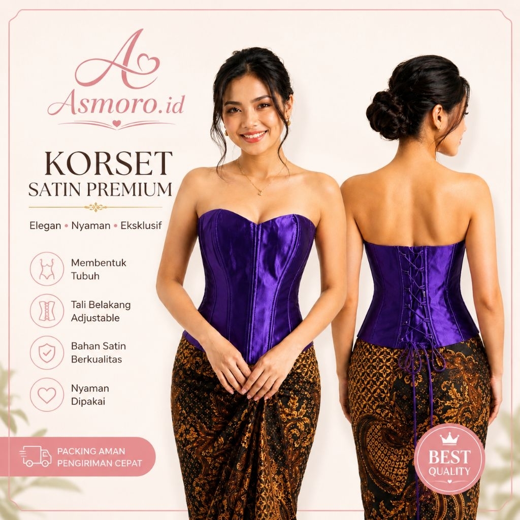 longtorso satin / kemben kebaya / longtorso pengantin / longtorso kebaya saten / longtorso tali / lo