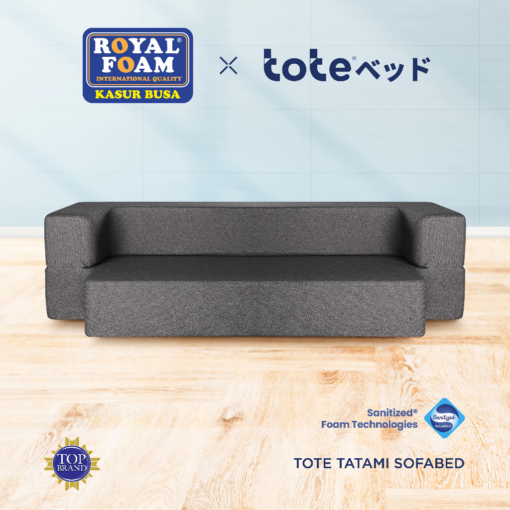 Royal Foam x Tote Tatami Sofabed | Kasur Portable Lipat Lantai