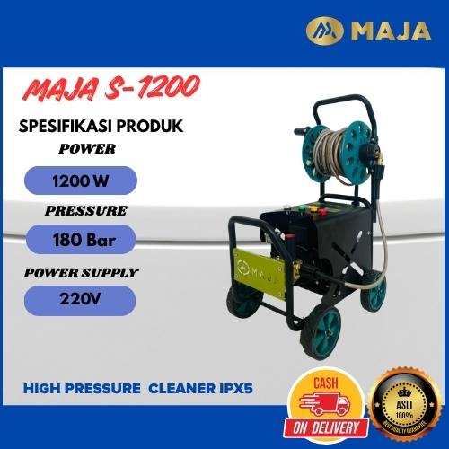 S-1200 All Variasi High Pressure Washer Jet Cleaner S1200 180Bar 1200W 220V – Mesin Cuci Motor Mobil