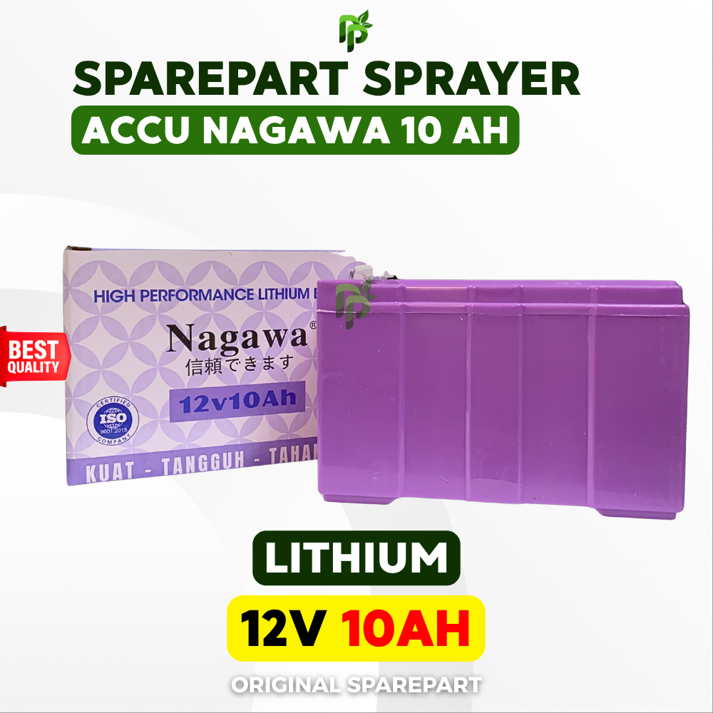 Aki Sprayer Elektrik NAGAWA 10Ah 12V Lithium | Accu Battery Sprayer