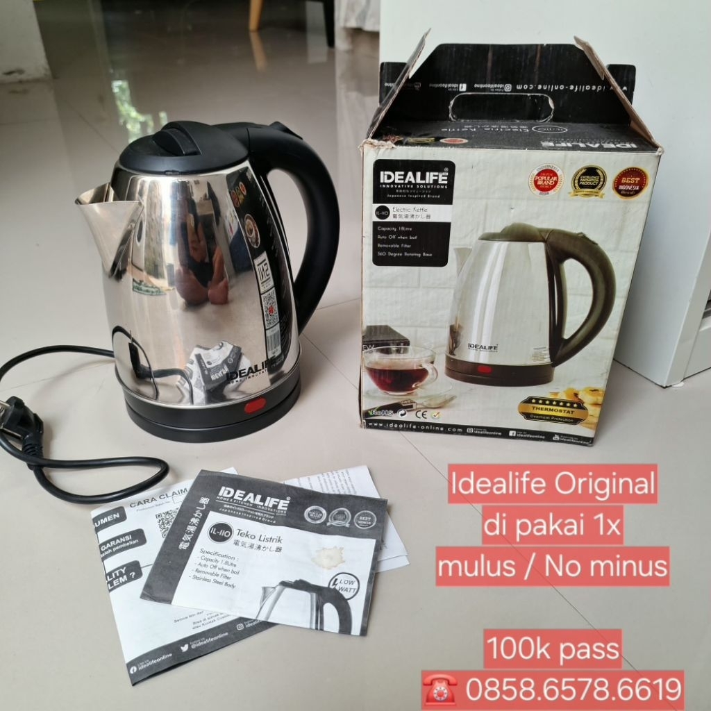 idealife teko listrik original
