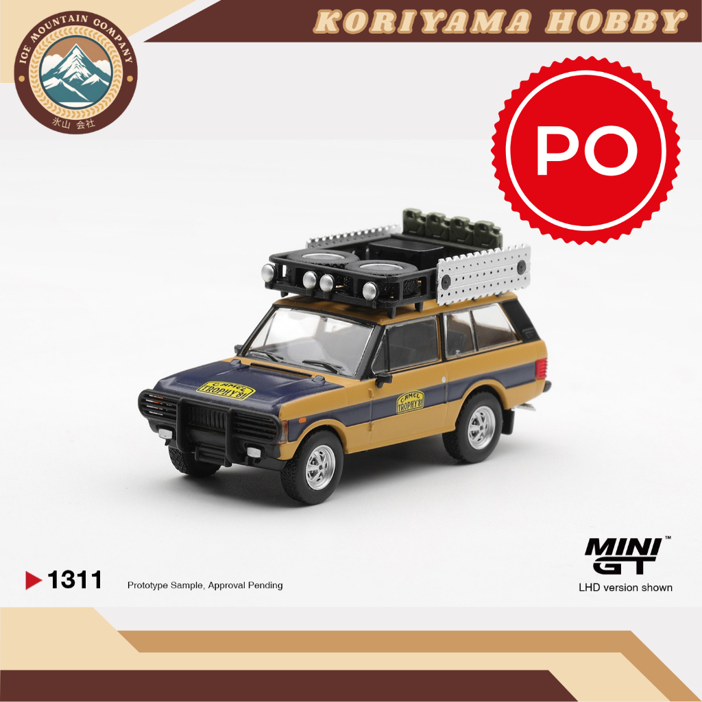 Mini GT 1311 Range Rover 1981 Camel Trophy Sumatra N.Sudmann & F.Hofmann MiniGT