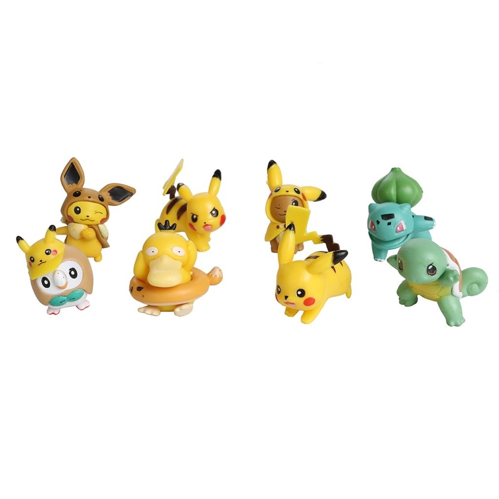 pokemon pikachu  mini topper cake pokemon action figure