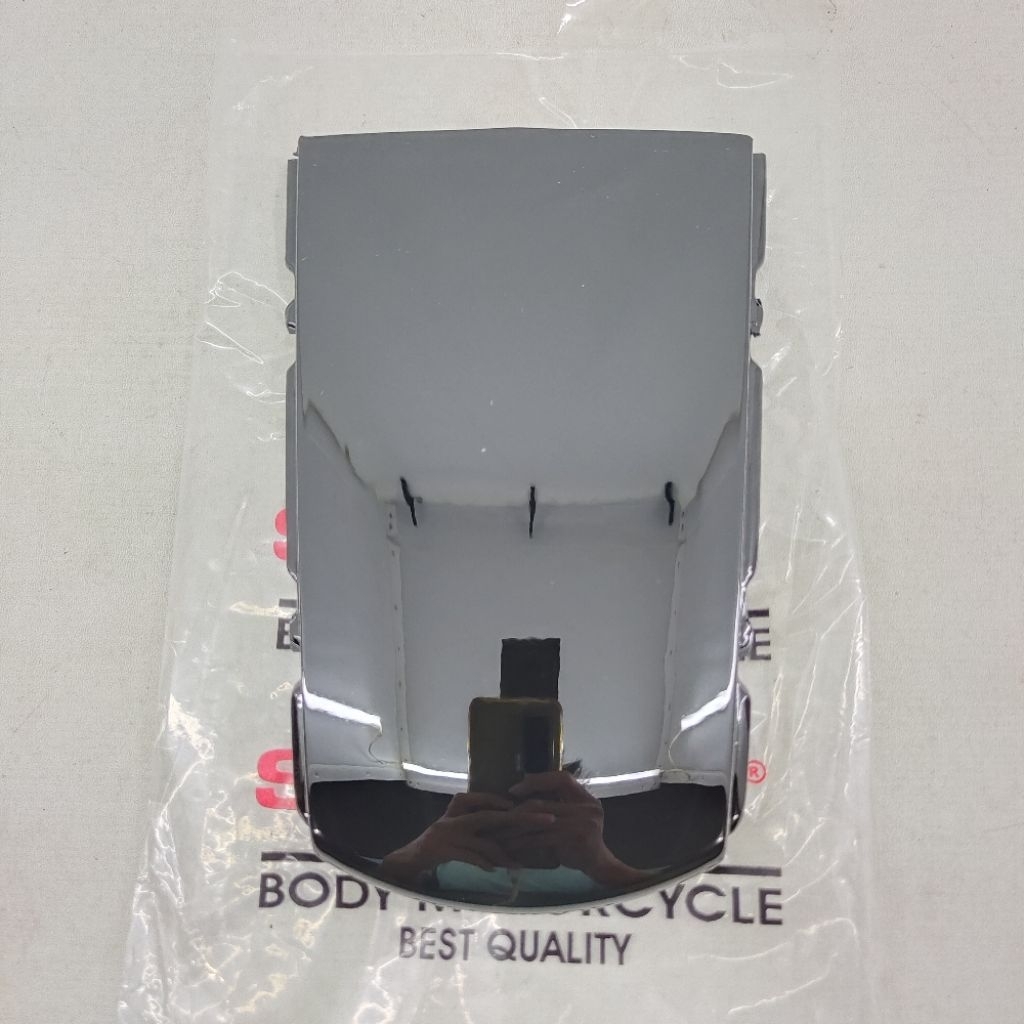 STRONG Cover Pet Stop Sambungan Body Belakang Hitam Honda Supra X 125 Original STRONG
