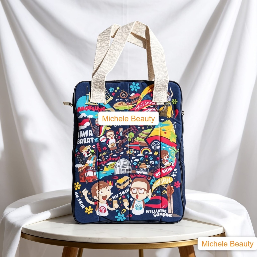 TAS LAPTOP MOTIF LUCU/TAS LAPTOP LOGO NS/TAS LAPTOP TEBAL