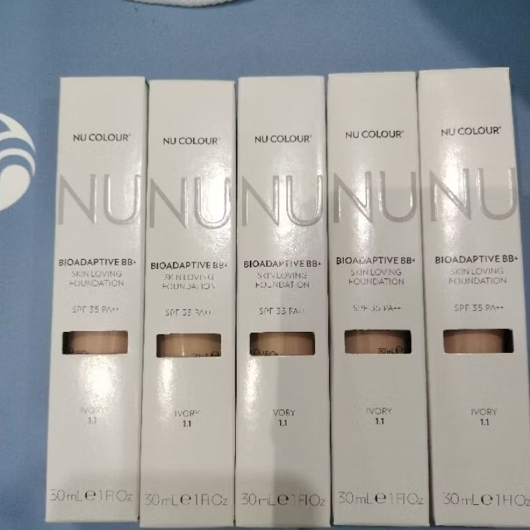 Nu Biodaptive Colour Foundation Skin Loving Ready 3 Shade original produk