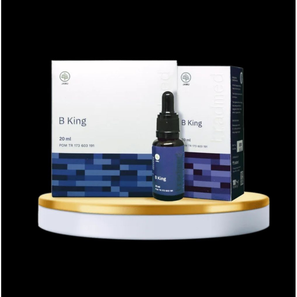 BKING Original 20 ml 1 Botol Produk Kesehatan Dengan Vitamin B6 B2 B12 Asam Amino untuk Fungsi Otak 