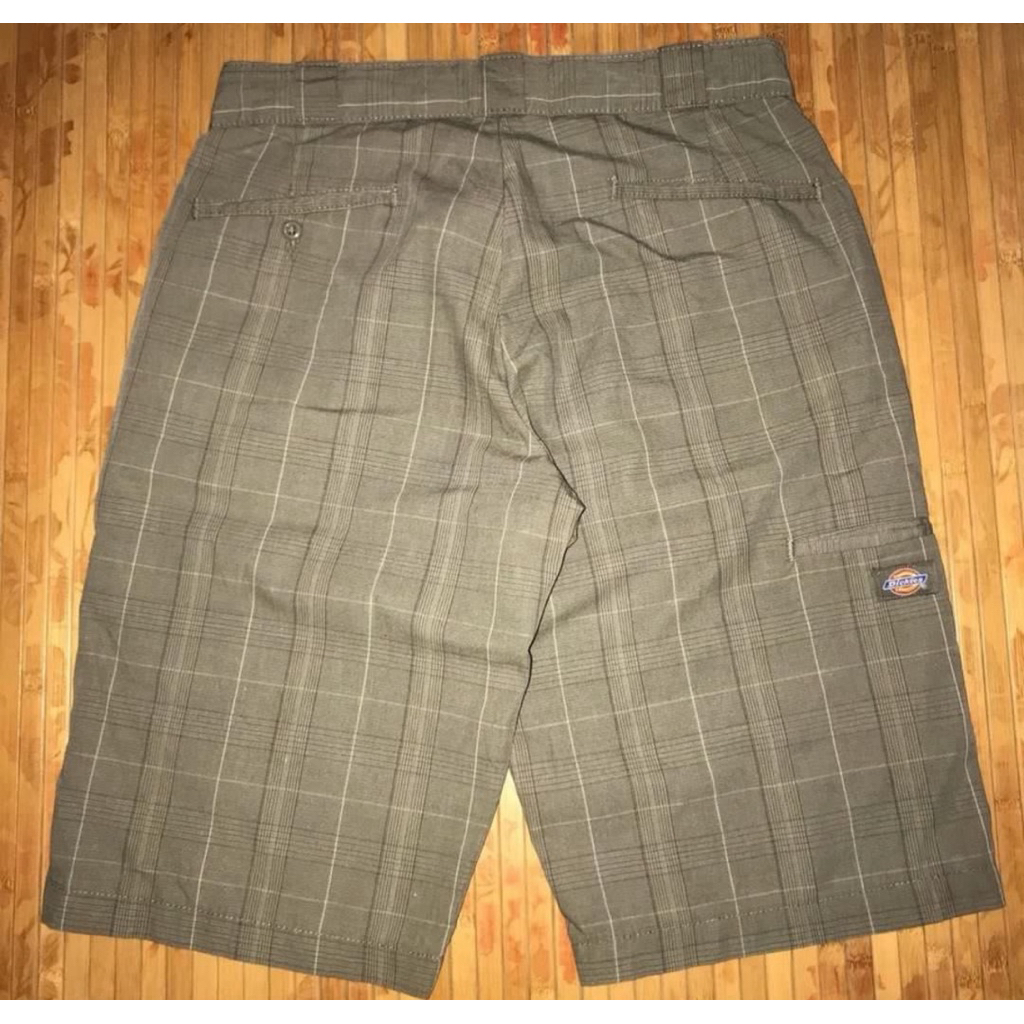 DICKIES STREETWEAR SKATEBOARDING CHECKBOARD TARTAN CELL POCKET SHORT PANTS