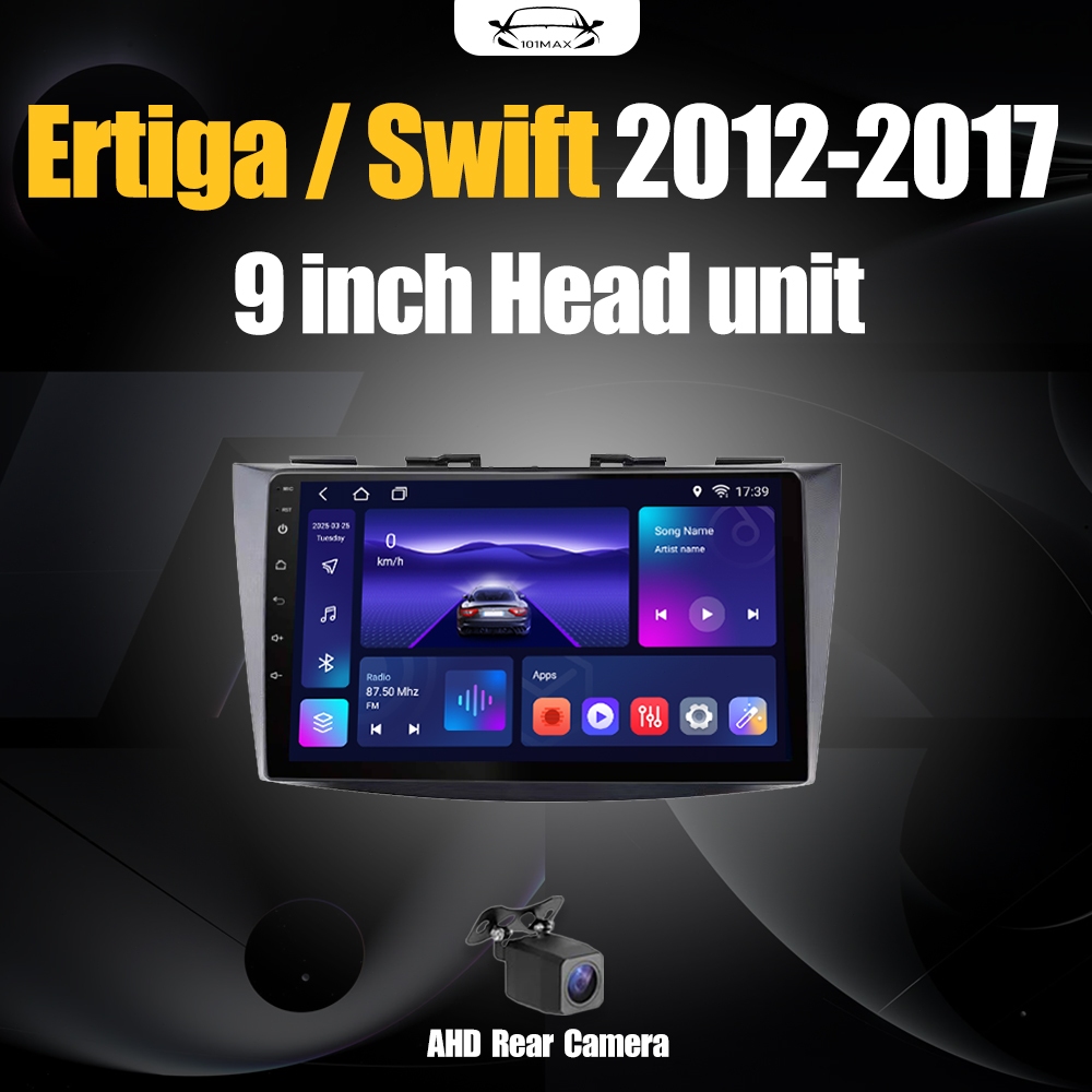 Android 15 Head Unit 9" IPS For Suzuki Ertiga/ Swift 2012-2017 Head Unit 8 Chip Nuklir 8+64GB/8+128G