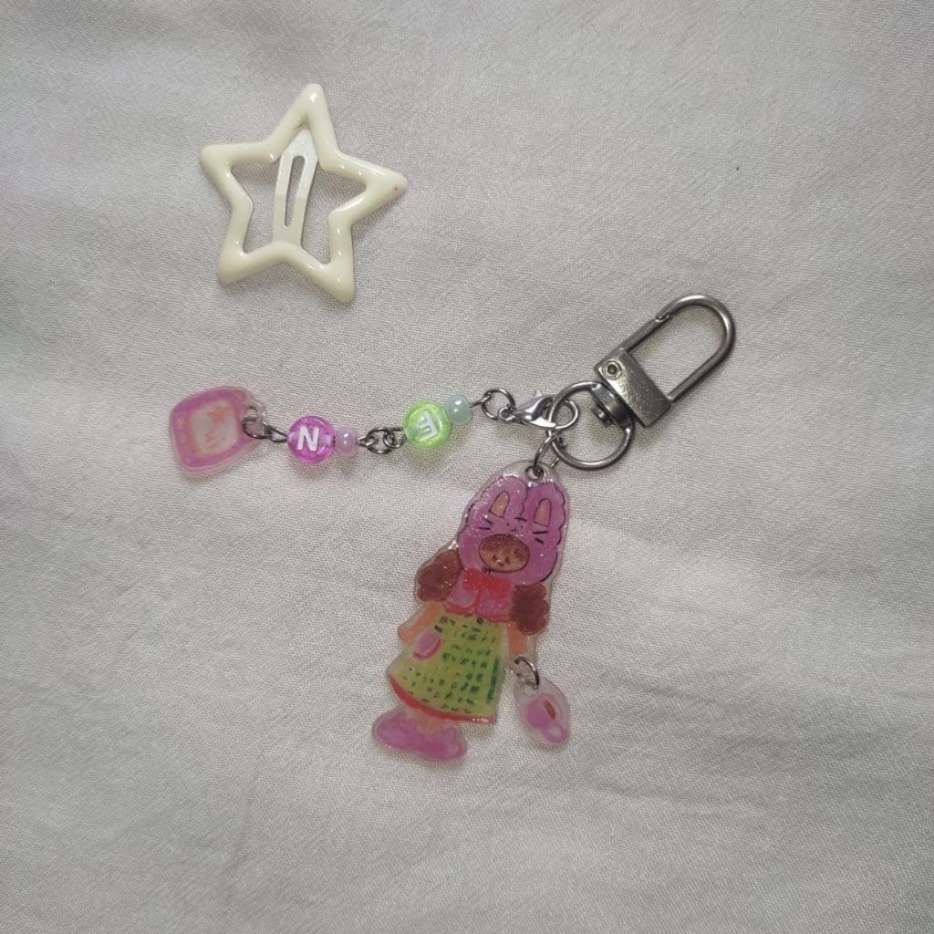 Keychain Shrink Paper Manik Custom