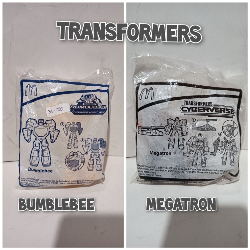 Mainan Anak McDonalds Transformers