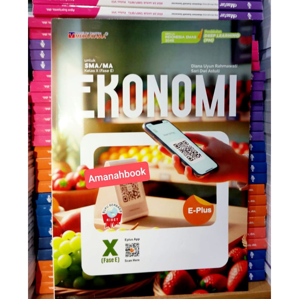 Buku E Plus Ekonomi SMA Kelas 10 Kurikulum Merdeka Mediatama