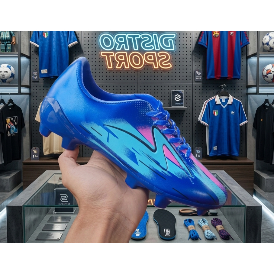READY- SPECS SEPATU SEPAK BOLA LIGHTSPEED REBORN FG BIRU
