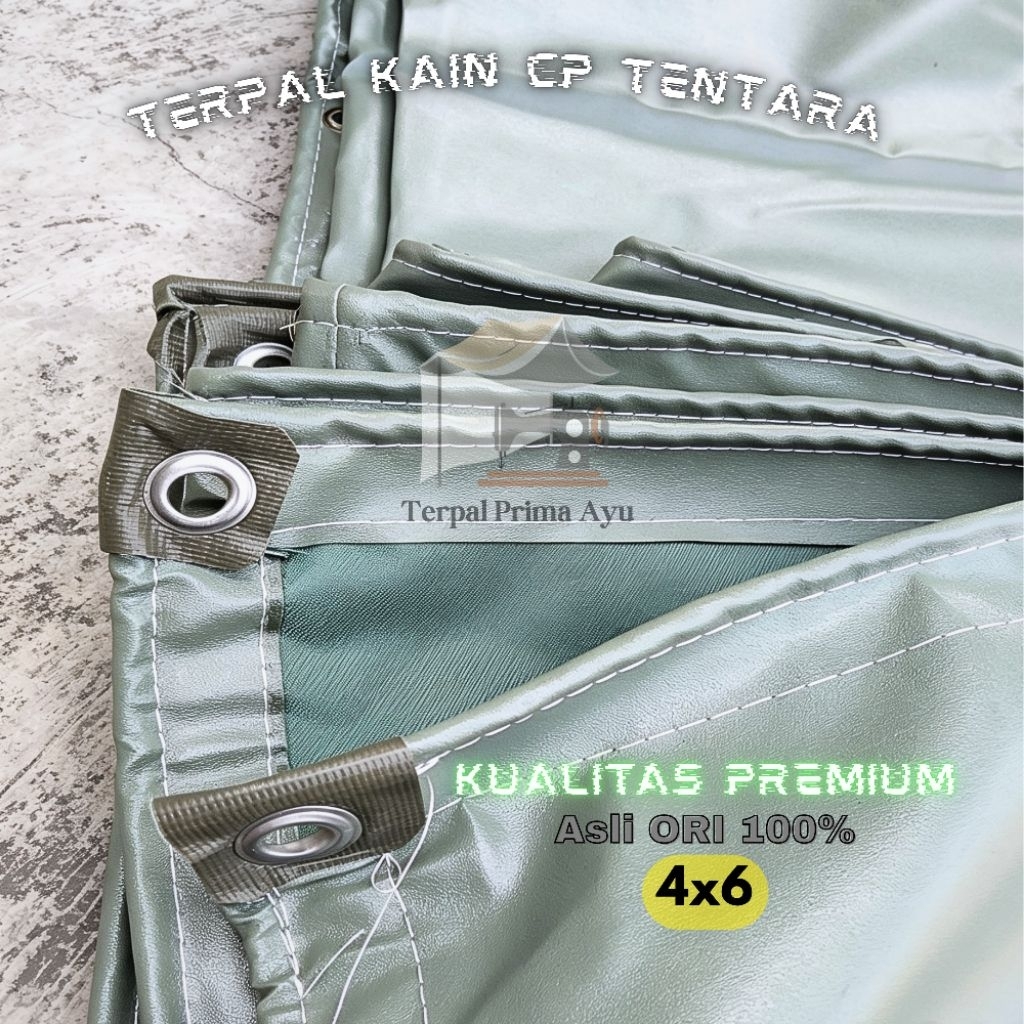 terpal kain cp/cv tentara-jeep 4x6