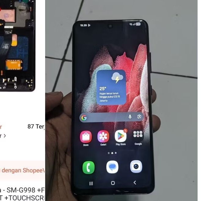 lcd samsung s21 ultra 5G ips