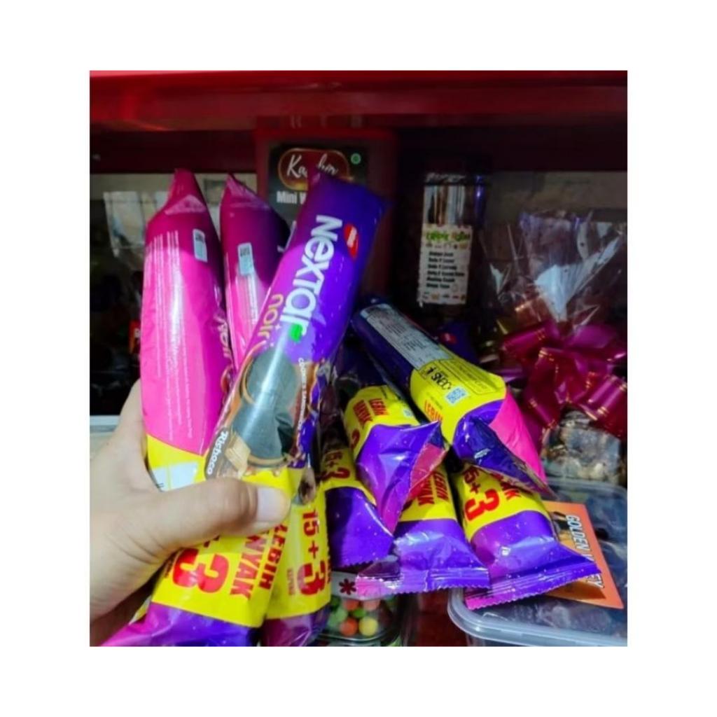 NEXTAR NOIR 120+24 GRAM/ NEXTAR/ NABATI/ COKLAT/ MAKANAN