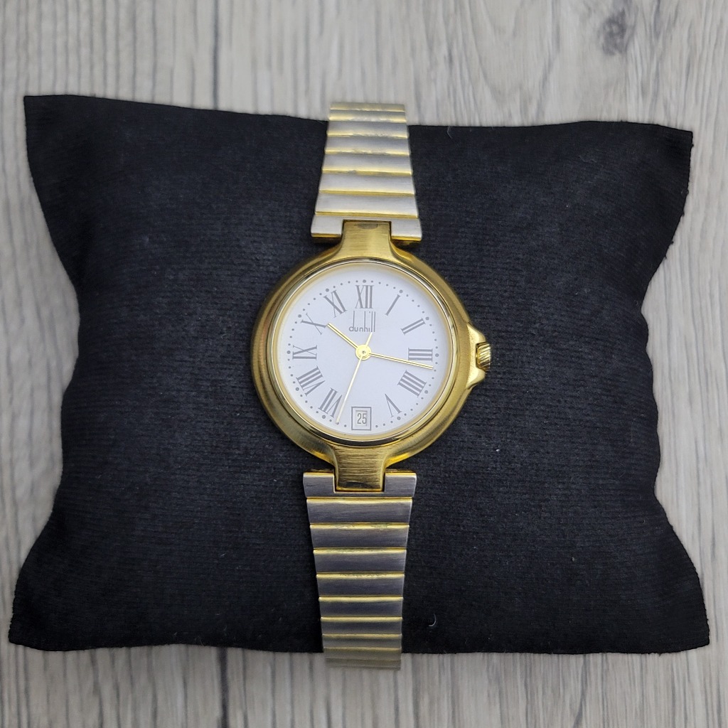 Jam Tangan Dunhill 27718 Vintage Two Tone Quartz